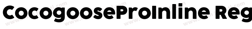 CocogooseProInline Regular字体转换